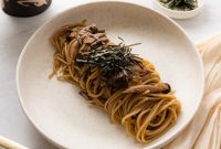 20-Minute Wafu Mushroom Pasta Recipe – Quick Japanese-Style Dish
