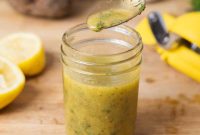 Zesty Lemon Dijon Salad Dressing Recipe