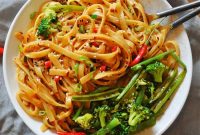 Sesame Ponzu Vegan Chili Oil Noodles Recipe