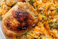 Cheesy Chicken, Broccoli & Rice Casserole Recipe
