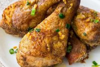 Garlic Salt & Pepper Oven-Baked Chicken Legs