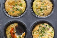 Whole30 Prosciutto, Peppers & Mushroom Egg Muffins