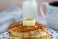 Fluffy Buttermilk Pancakes Recipe with Homemade Syrup