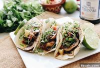 Mushroom Teriyaki Tacos with Pineapple Salsa Recipe