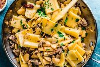 Creamy Paccheri with Butter Beans and Garlic-Infused Olive Oil