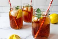 Refreshing Earl Grey Iced Tea Sweetened with Honey