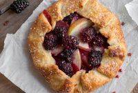 Blackberry Nectarine Galettes with Pink Peppercorn Crust