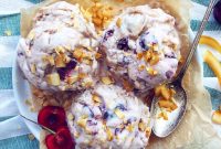 Cherry Coconut Almond Butter Caramel Ice Cream Recipe