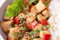 Thai Basil Chicken Stir-Fry Recipe with Garlic and Chilies