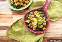 Savory Plantain and Tempeh Breakfast Hash with Crispy Edges