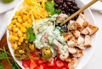 Zesty Mexican Chicken Salad with Avocado and Cilantro Lime Dressing