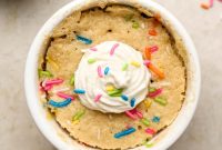 Vegan Gluten-Free Funfetti Mug Cake Recipe
