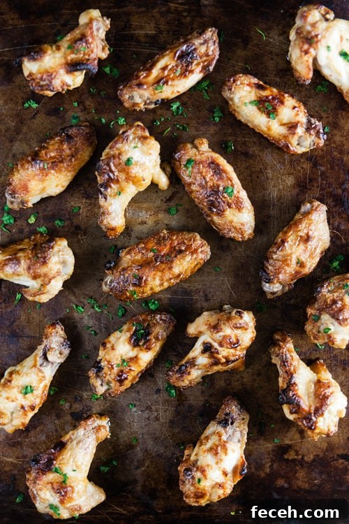 Baked Thai Peanut Chicken Wings