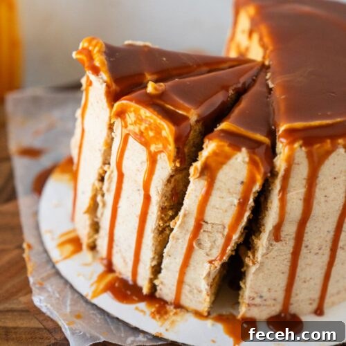 caramel brown butter cake