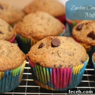 Zucchini Chocolate Chip Muffins