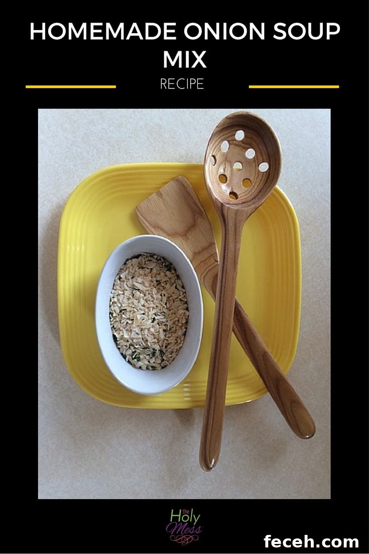 Homemade Onion Soup Mix Recipe|The Holy Mess