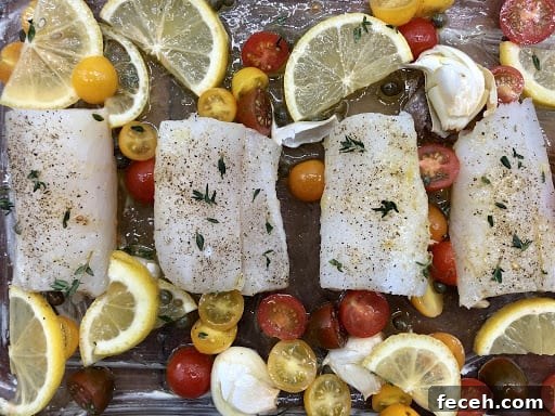 It's ready to go in the oven at 400℉ for about 15 minutes.