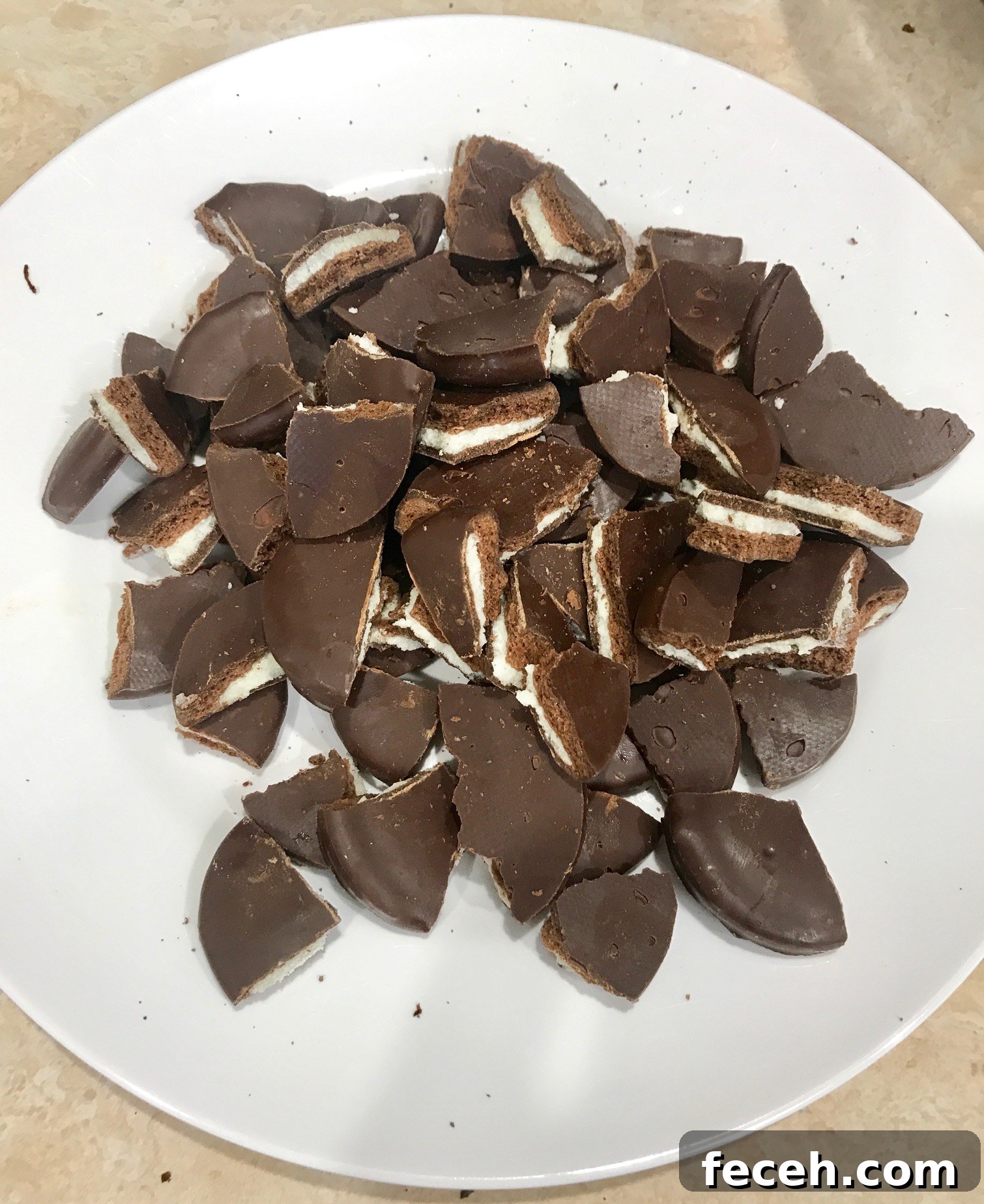Mint Slice Chocolate Bark