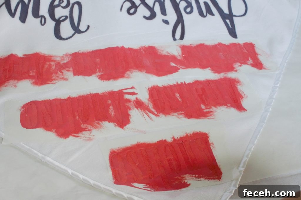 Cricut with Freezer Paper Baby Blanket
