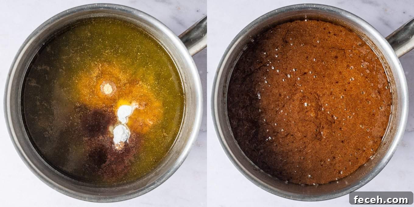 step 2 - adding the spices and bicarb.