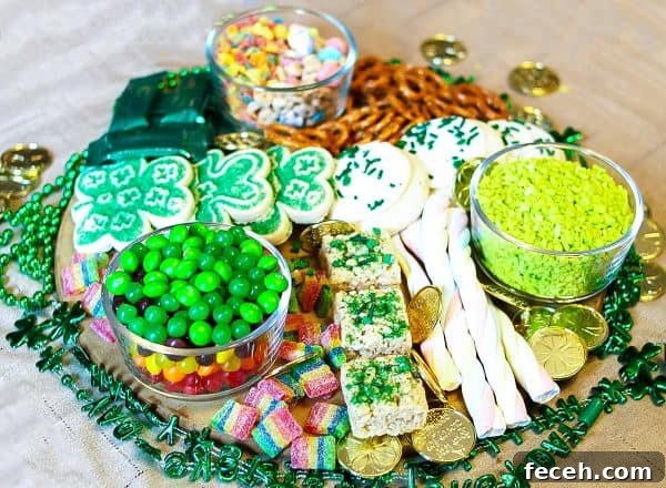 st. patrick's day charcuterie board recipe-with a splash of color