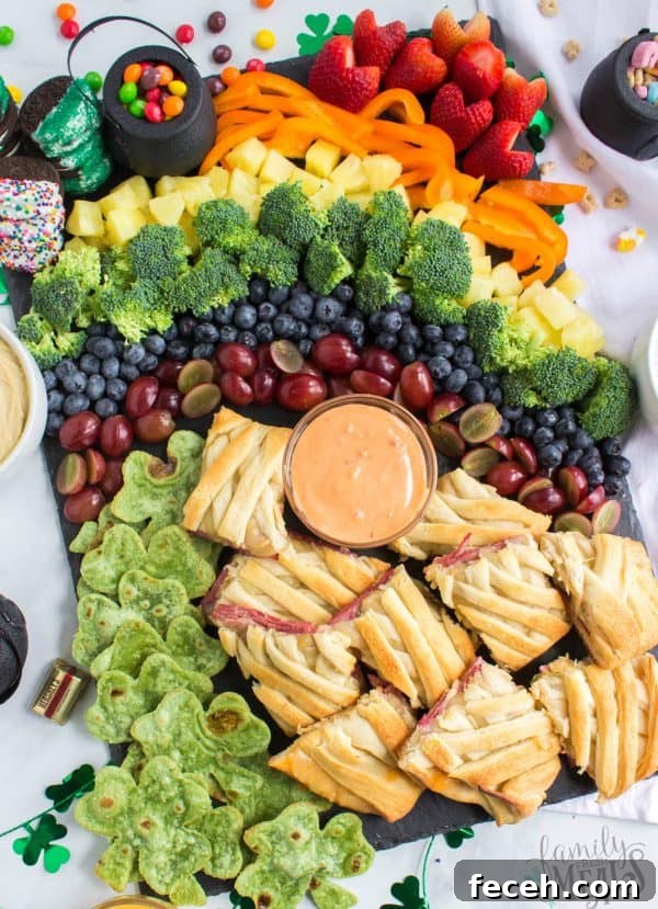 st. patrick's day charcuterie board recipe-family fresh meals