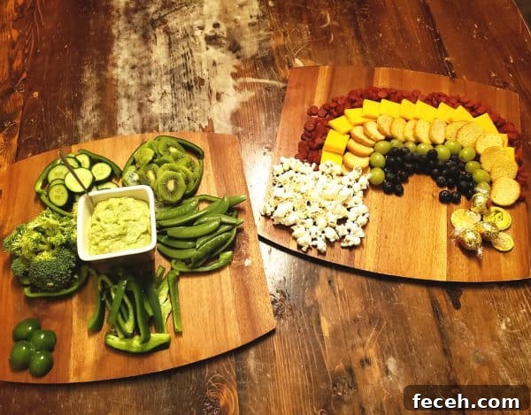 st. patrick's day charcuterie board recipe-the mom of the year
