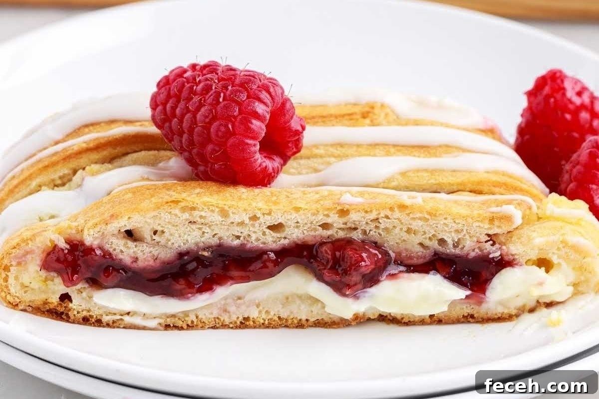 20 Fun Valentine's Breakfast Ideas for Kids 18 Raspberry breakfast braid.
