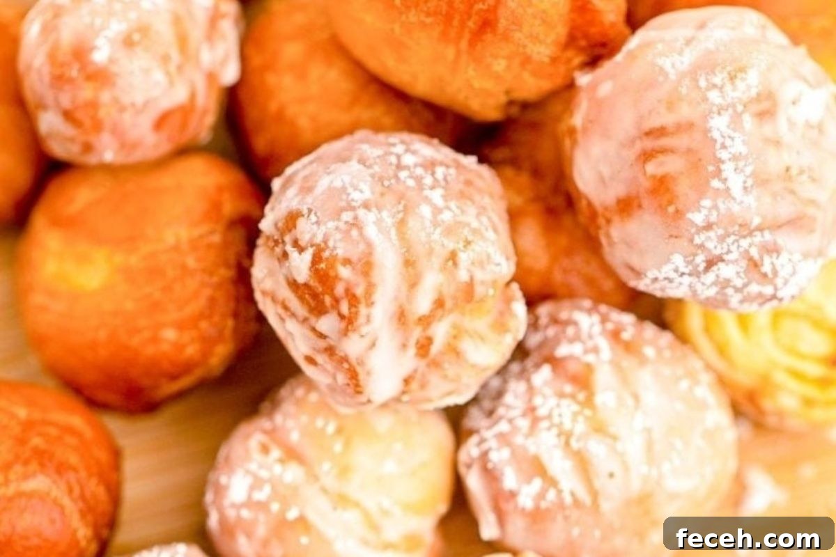 20 Fun Valentine's Breakfast Ideas for Kids 19 Donut holes made from biscuit dough.