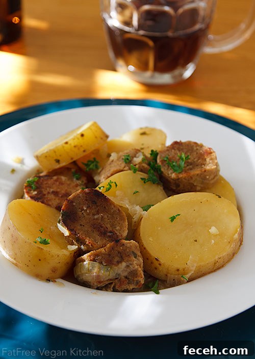 Vegan Dublin Coddle vegan St. Patrick's Day recipes