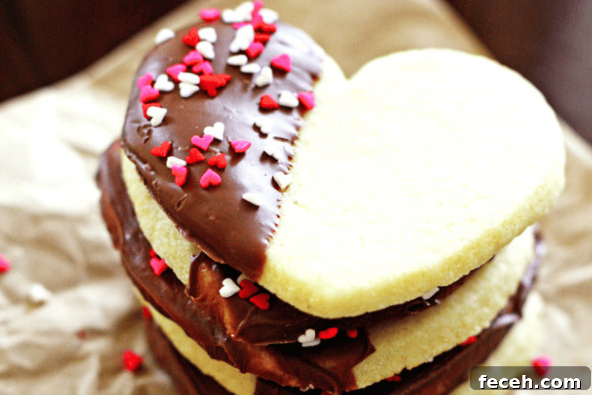 Chocolate Dipped Sugar Cookies