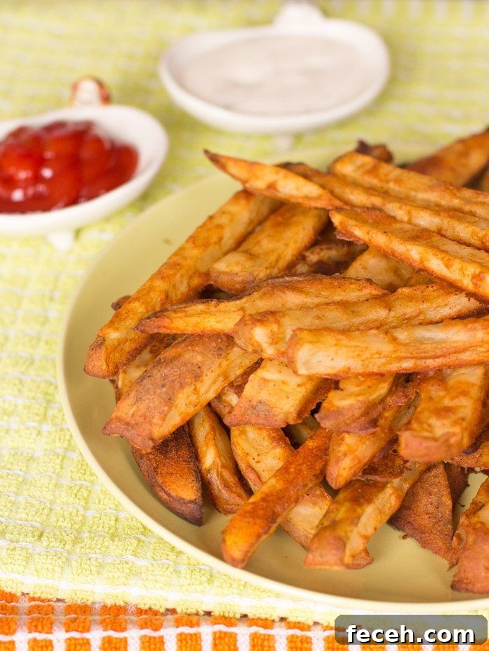 Get your french fry fix the healthy way with these baked battered fries!