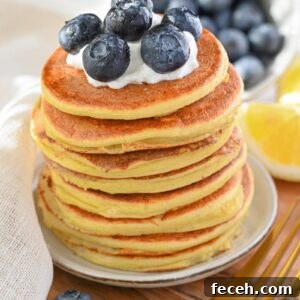 Low-Calorie Pancakes Recipe for Fluffy, Guilt-Free Breakfast 5 low calorie pancakes for weight loss, with blueberries and yogurt