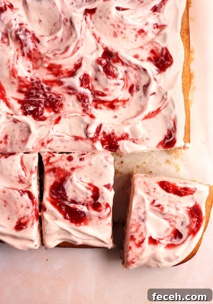 strawberry lemon cake