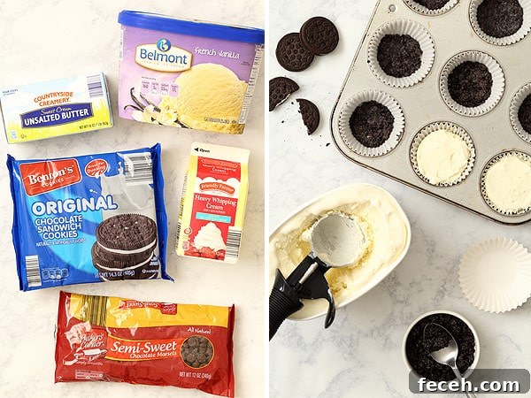 Klondike Ice Cream Cupcakes Recipe: No-Bake Frozen Dessert Cups 3 Making Klondike Ice Cream Cupcakes