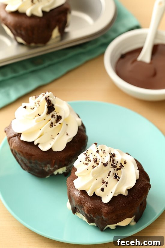 Klondike Ice Cream Cupcakes Recipe: No-Bake Frozen Dessert Cups 5 Klondike Ice Cream Cupcakes with a chocolate shell crunch