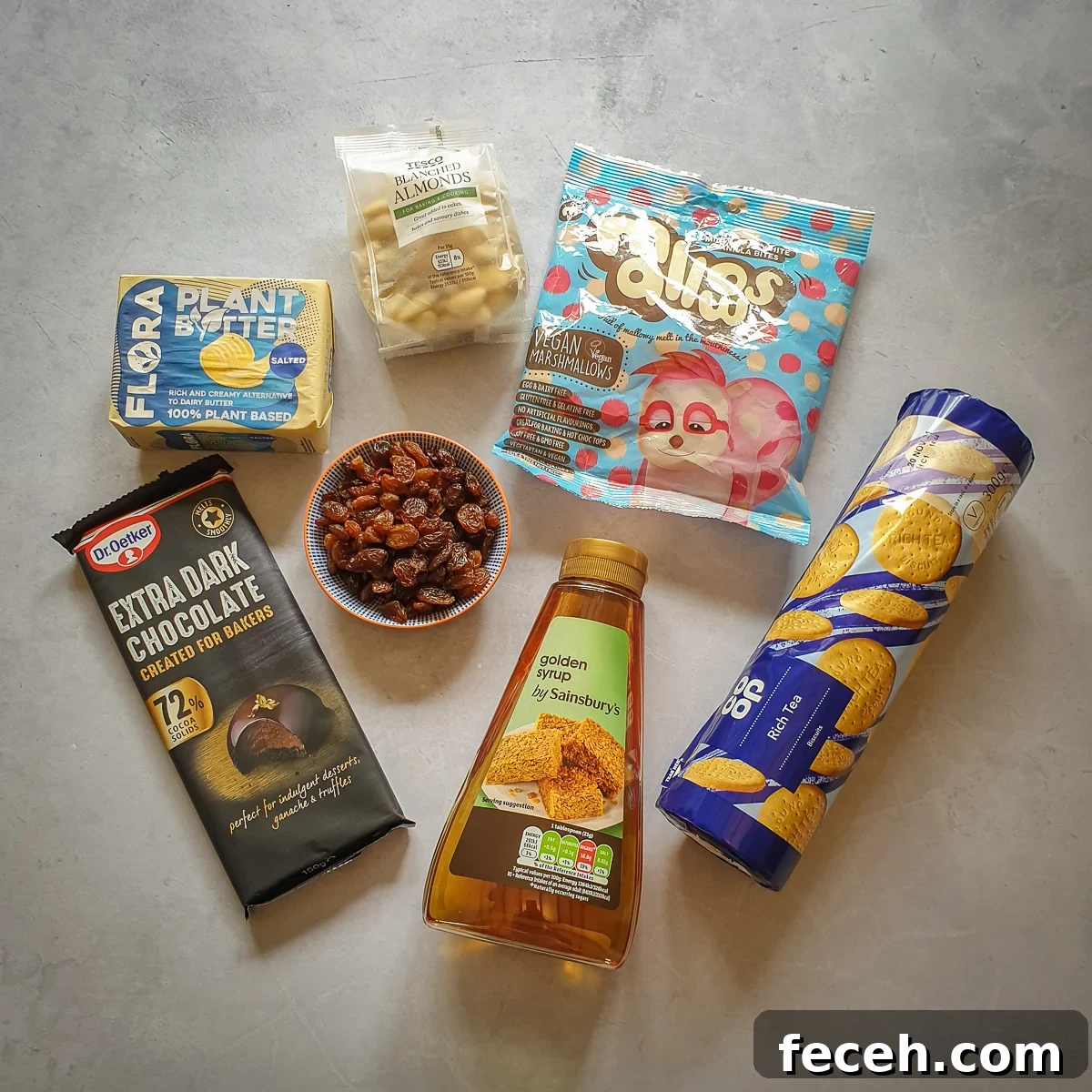 Rocky Road Ingredients