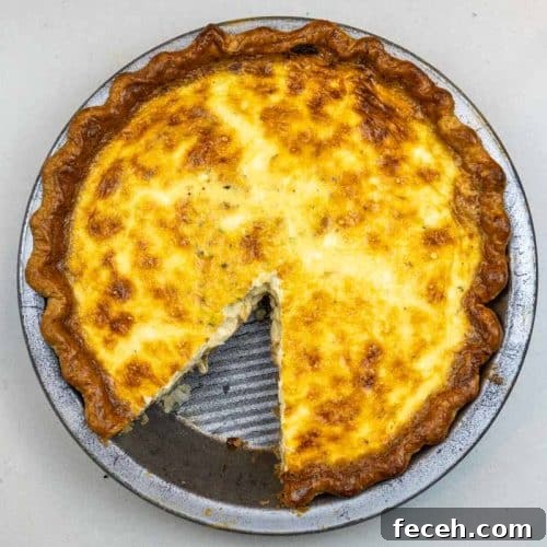 Goats Cheese & Caramelised Onion Quiche