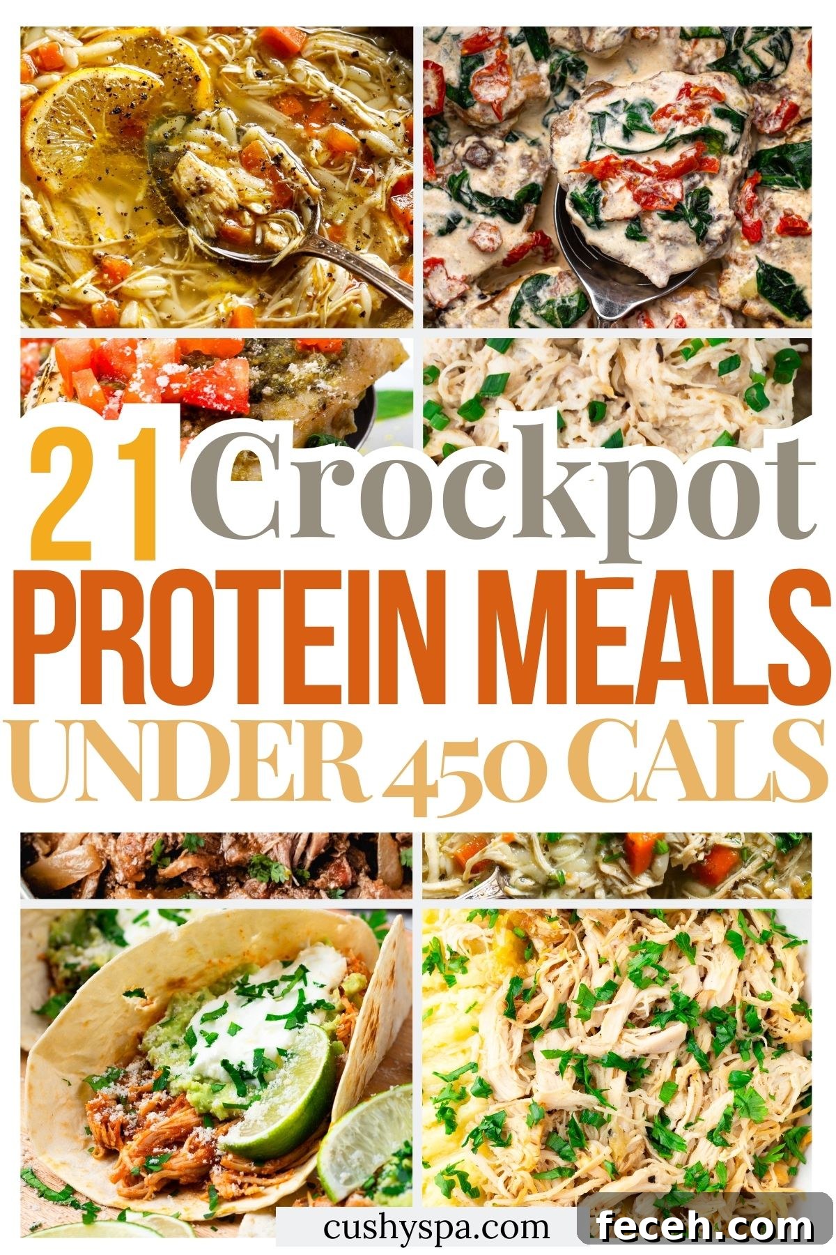 21 High Protein Crockpot Meals Under 450 Kcal