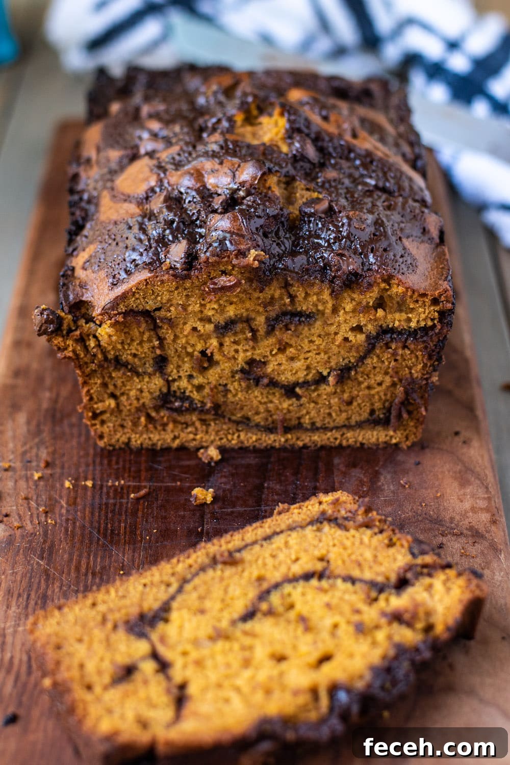 Chocolate Swirl Pumpkin Bread Recipe