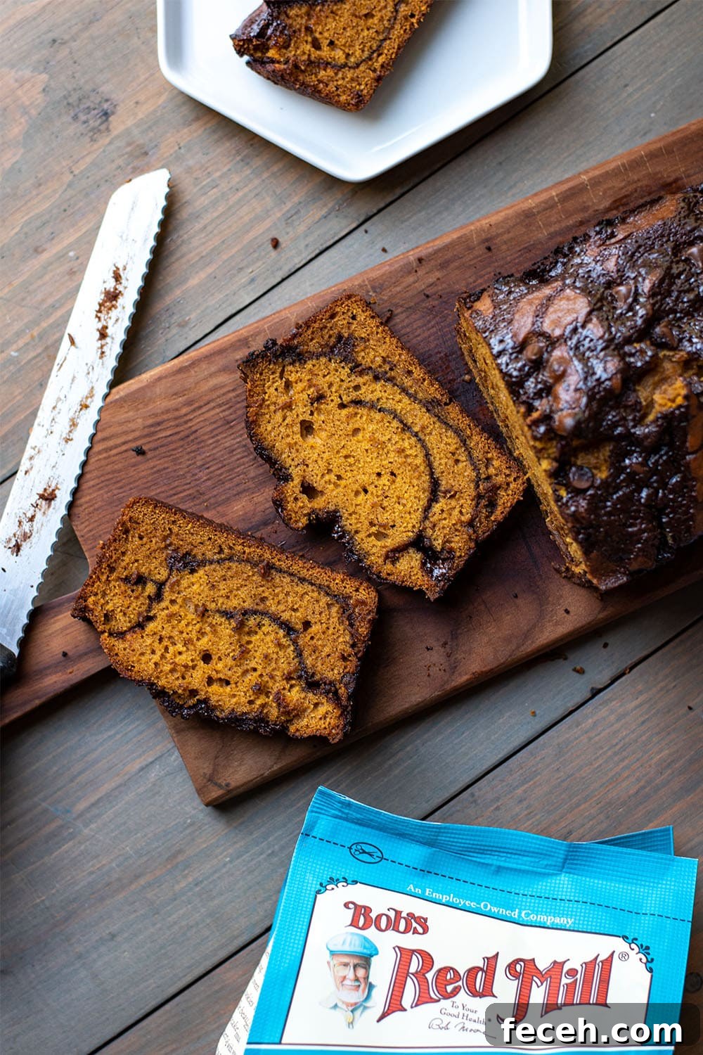 Chocolate Swirl Pumpkin Bread Recipe