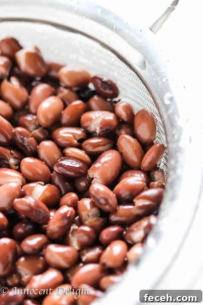 Black beans in coriander 
