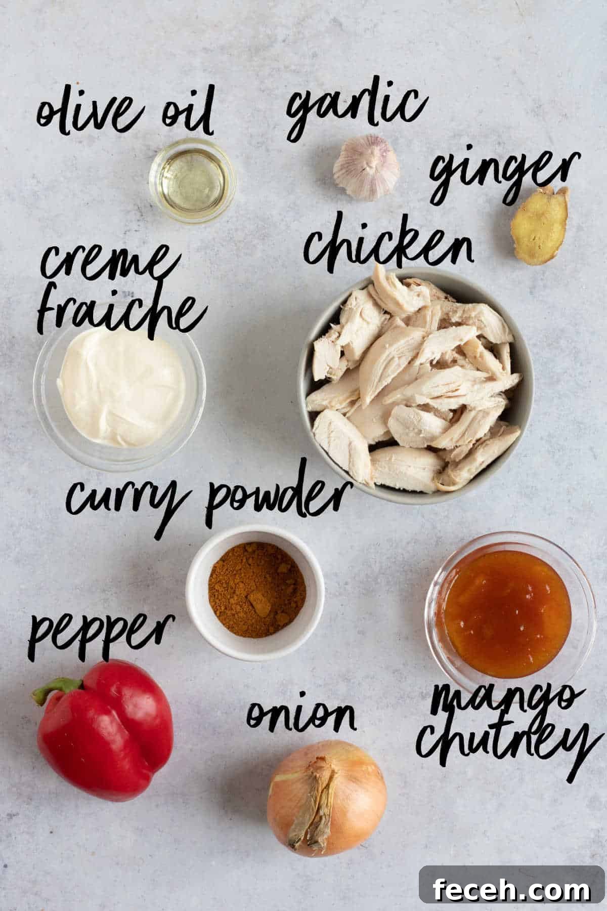 Revived Leftover Chicken Curry: Flavorful Makeover Recipe 3 Ingredients for roast chicken curry.