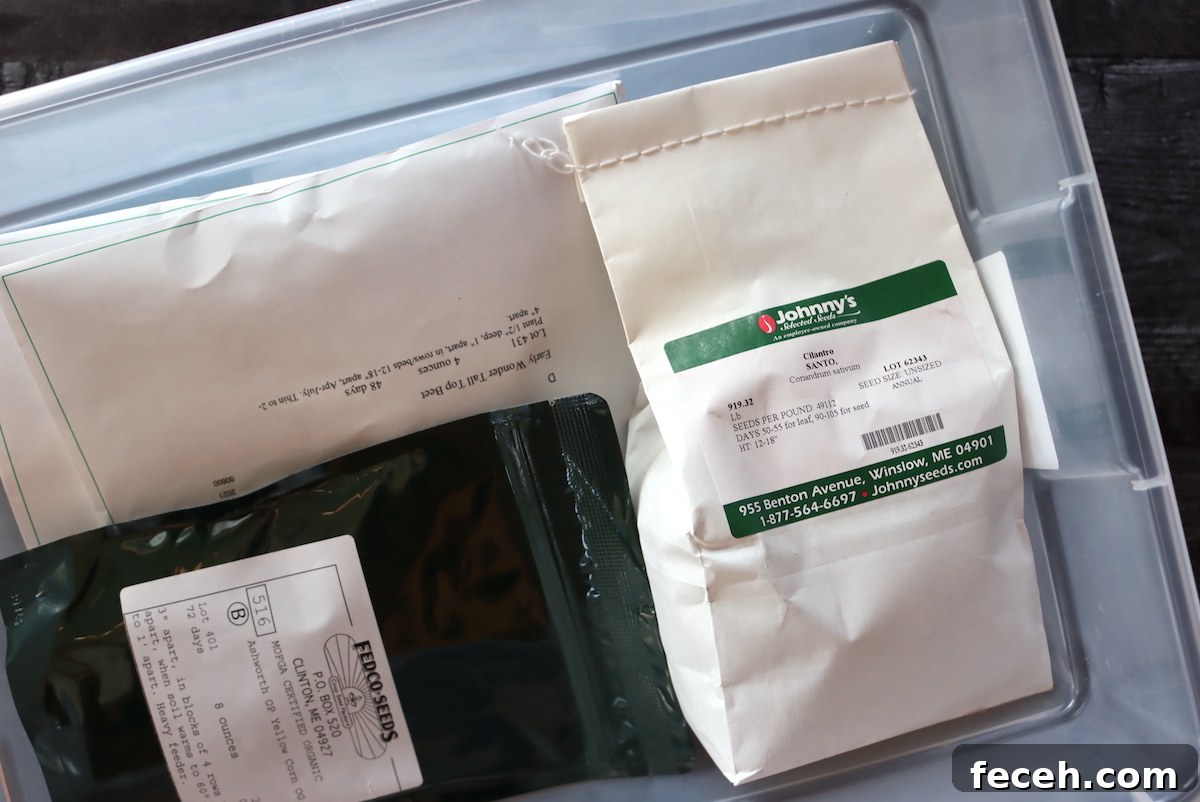 Bulk Seed Storage