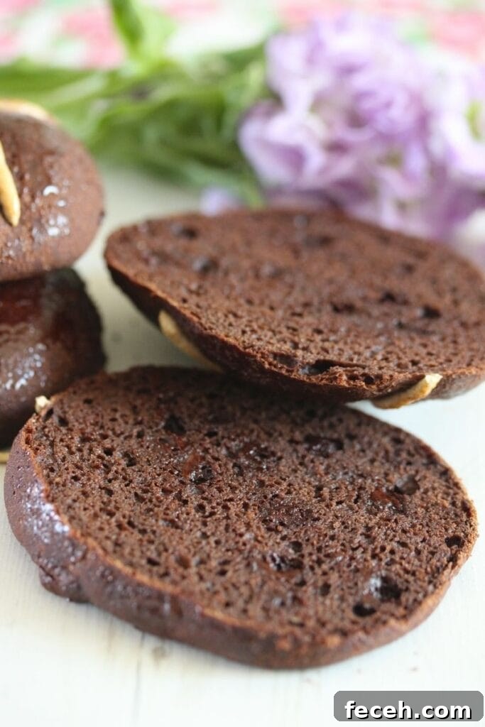 Double Chocolate Hot Cross Buns with Gluten-Free and Vegan Options 5 Vegan chocolate hot cross buns