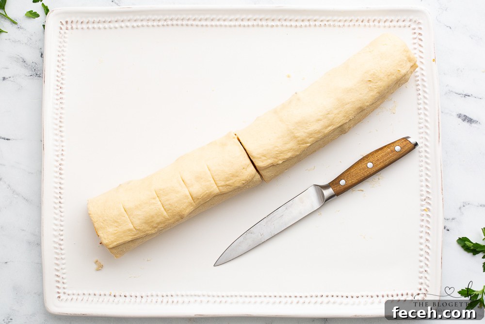 Cutting up rolls