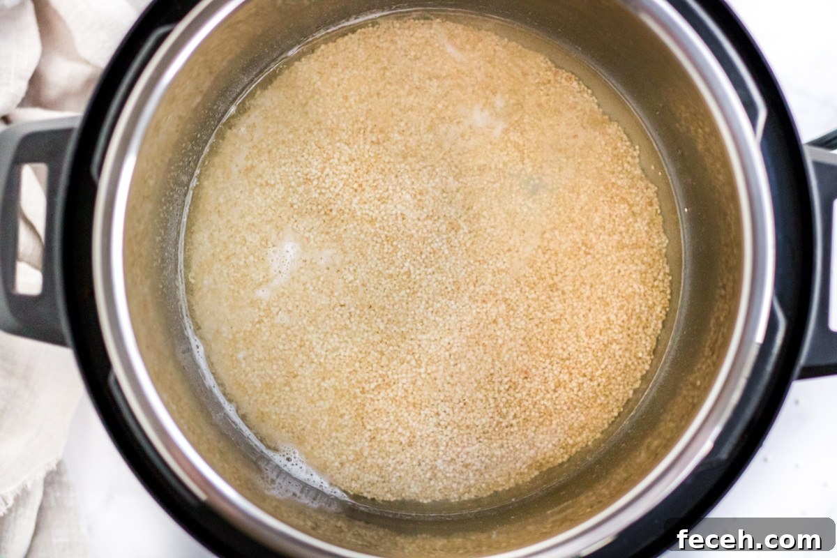 cooking instant pot quinoa