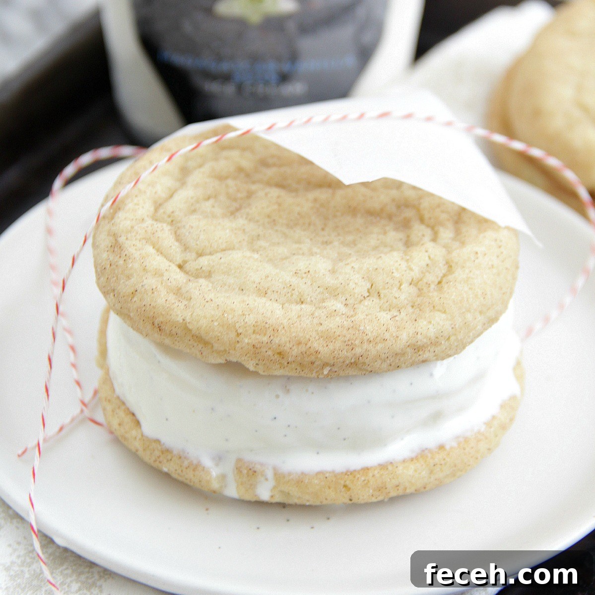 Vanilla Bean Ice Cream Sandwiches