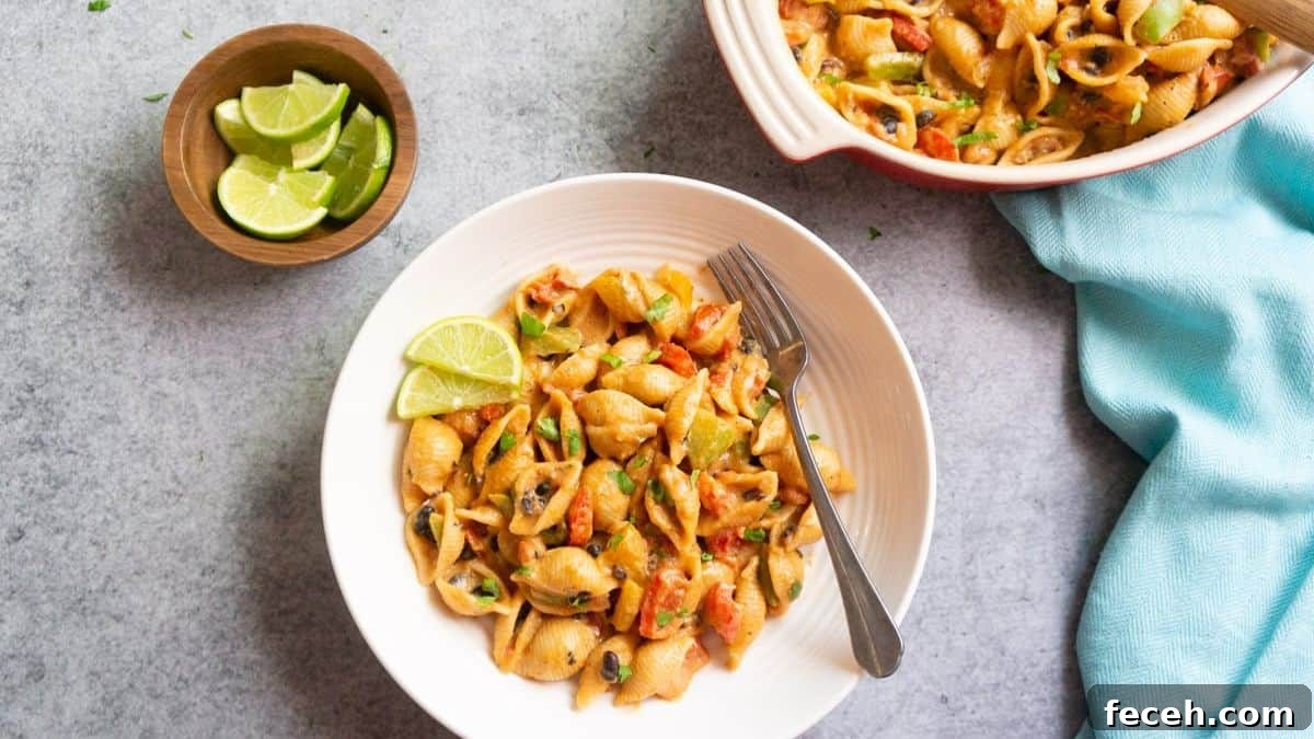 Vegetarian Fajita Pasta