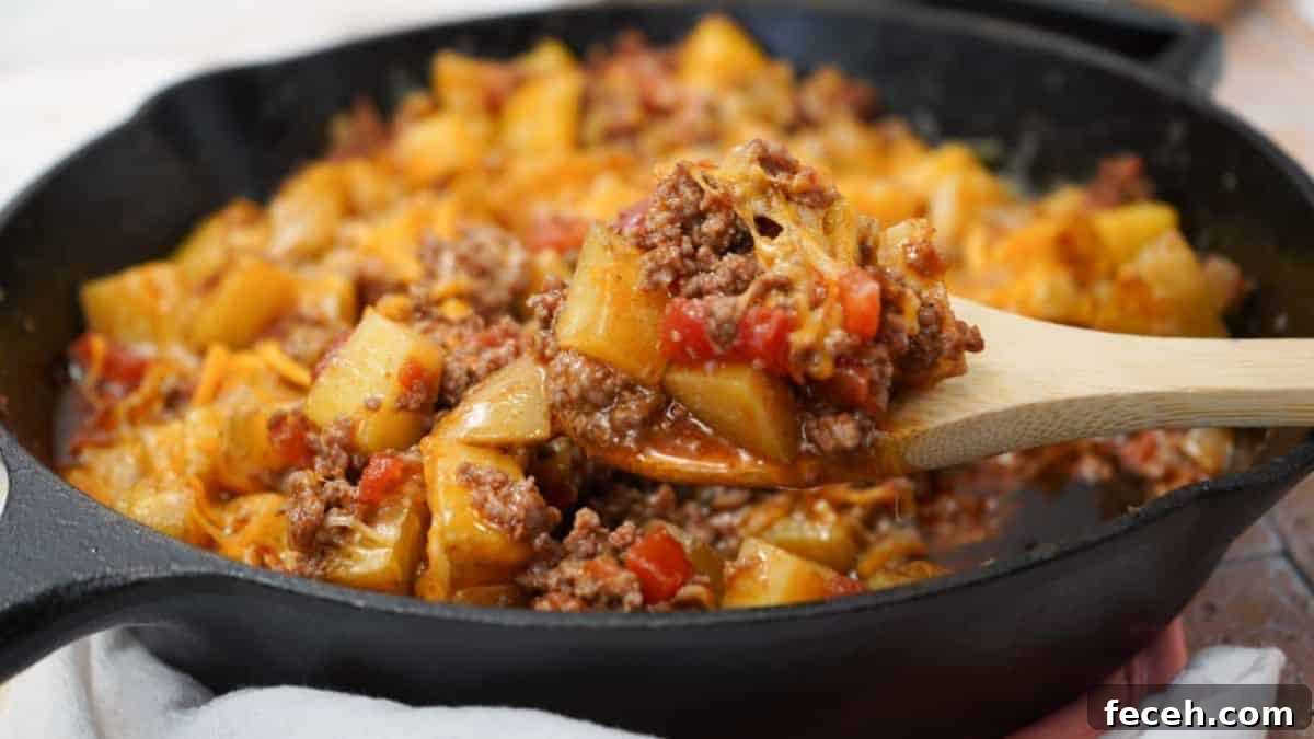 Cheesy Taco Potatoes
